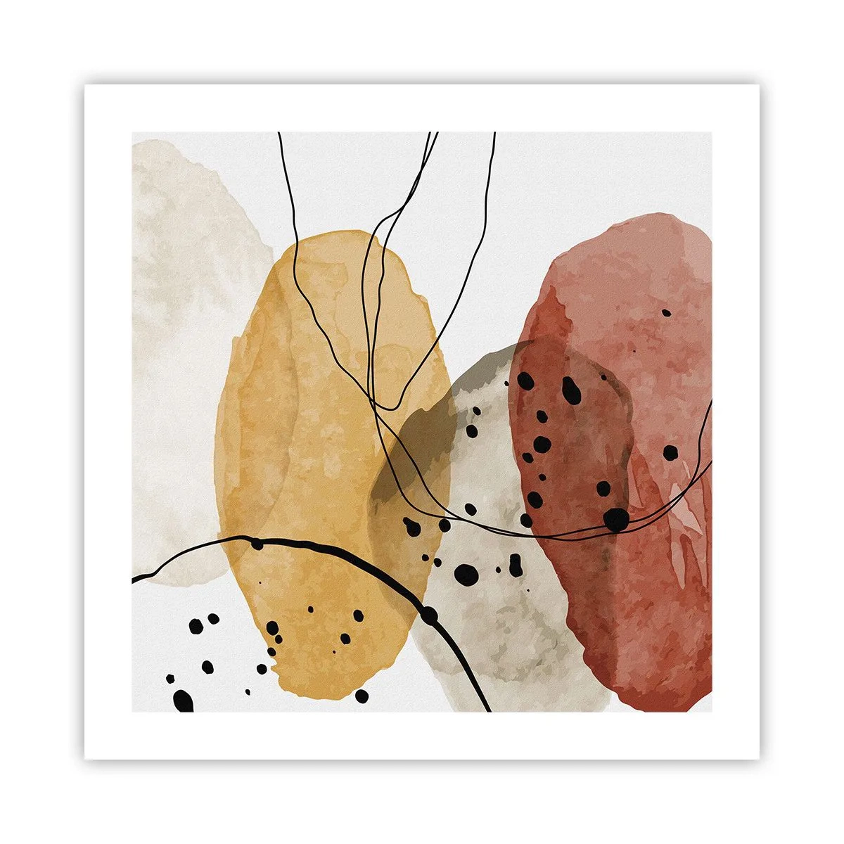 Plakat - Jak powietrze lekkie, przejrzyste - 50x50 cm