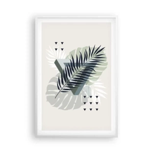 Plakat w białej ramie - Natura i geometria – dwa porządki? - 61x91 cm