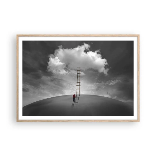 Plakat w ramie jasny dąb - Wszystko możliwe - 100x70 cm