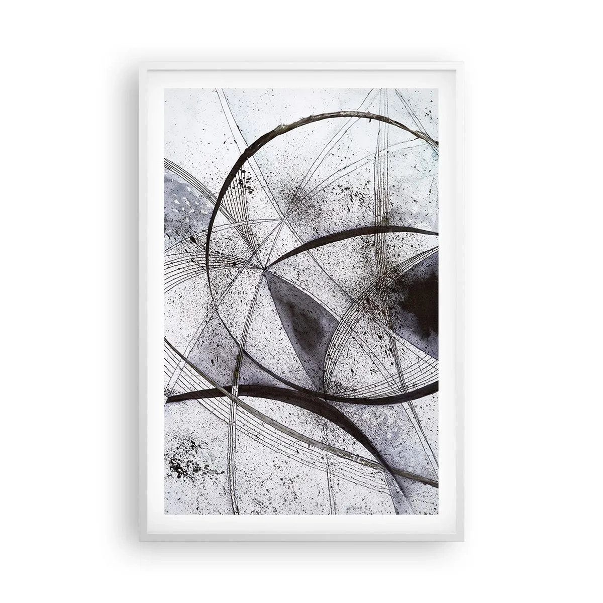 Plakat w białej ramie - Futurystyczna fantazja - 61x91 cm