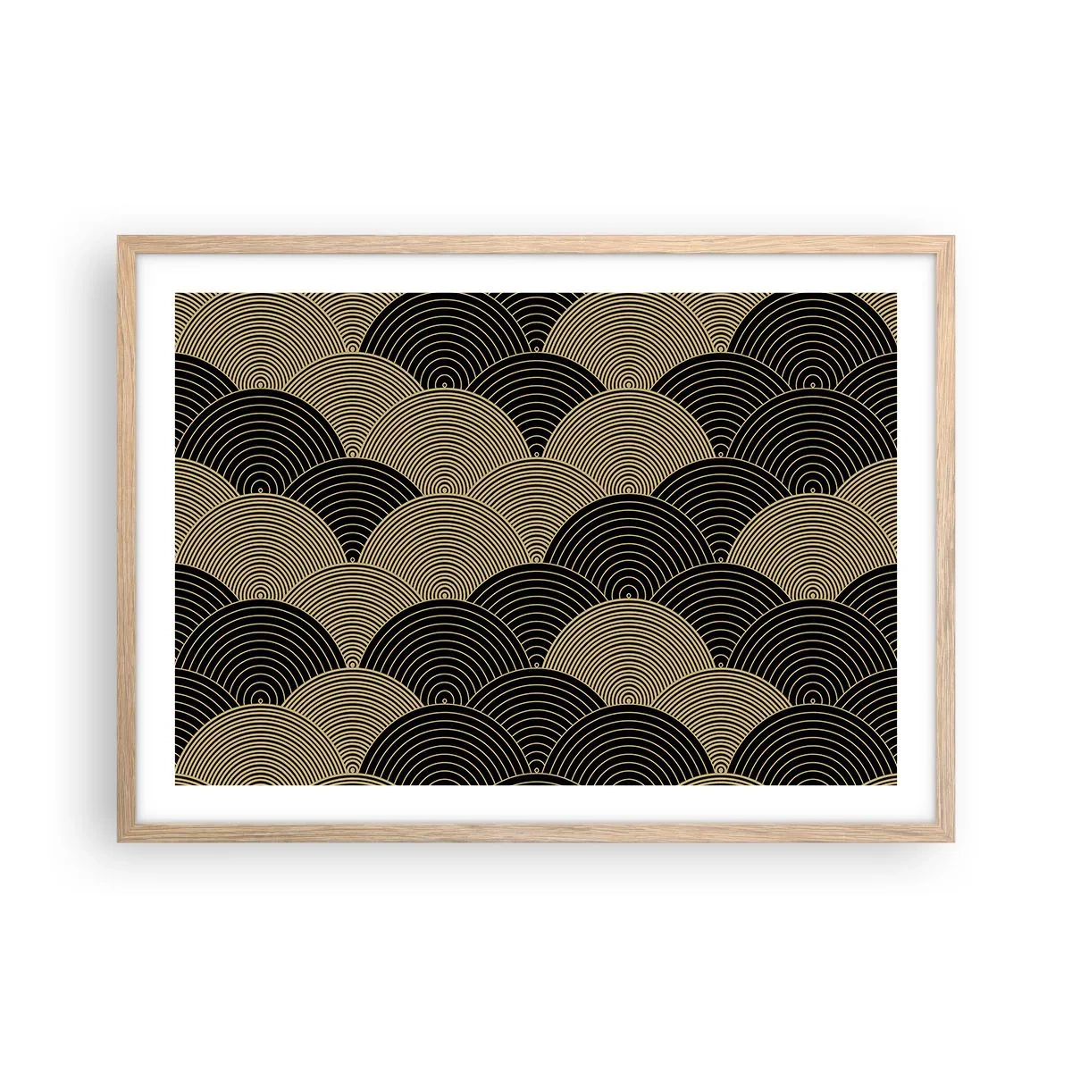 Plakat w ramie jasny dąb - Jedność w wielości - 70x50 cm