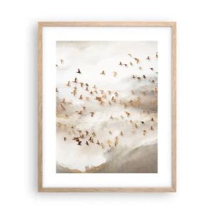 Plakat w ramie jasny dąb - Już czas… - 40x50 cm