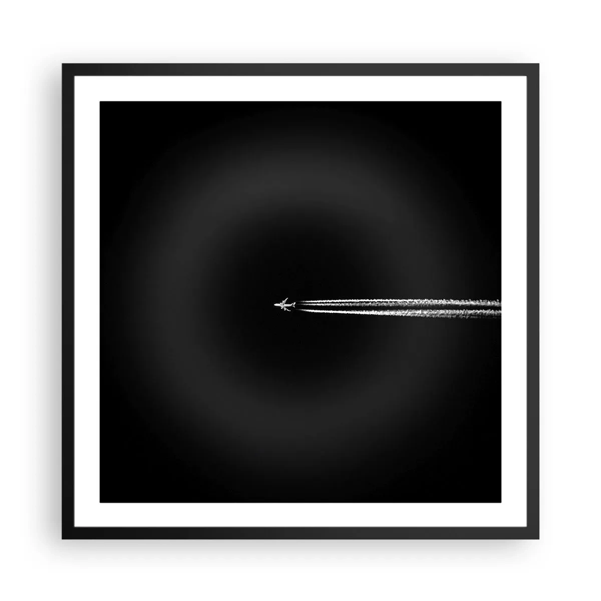 Plakat w czarnej ramie - W inny wymiar - 60x60 cm