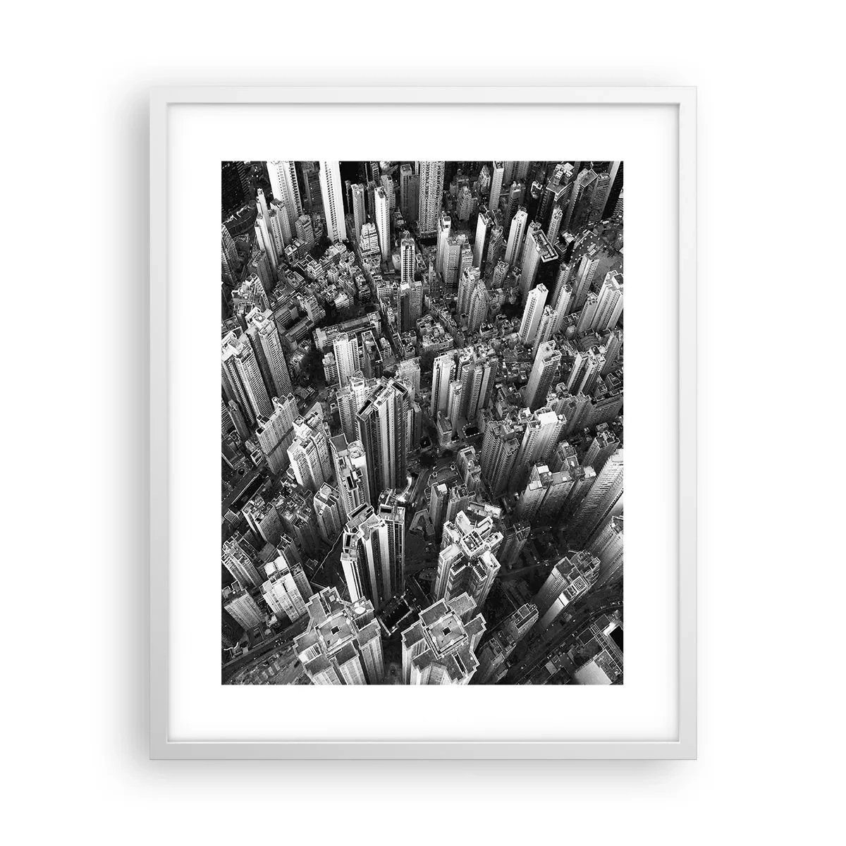 Plakat w białej ramie - Wciąż wyżej i wyżej - 40x50 cm