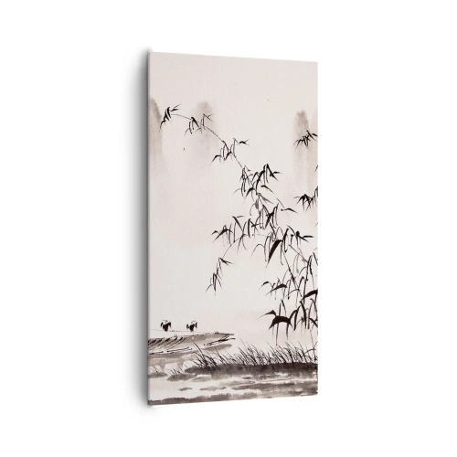 Obraz na płótnie - Cisza ryżowych pól - 65x120 cm