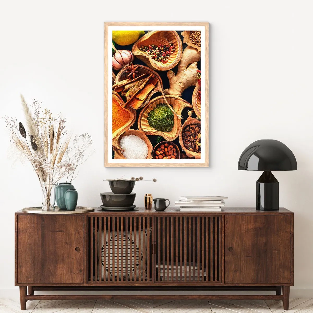 Plakat w ramie jasny dąb - Bierz, co chcesz - 40x50 cm