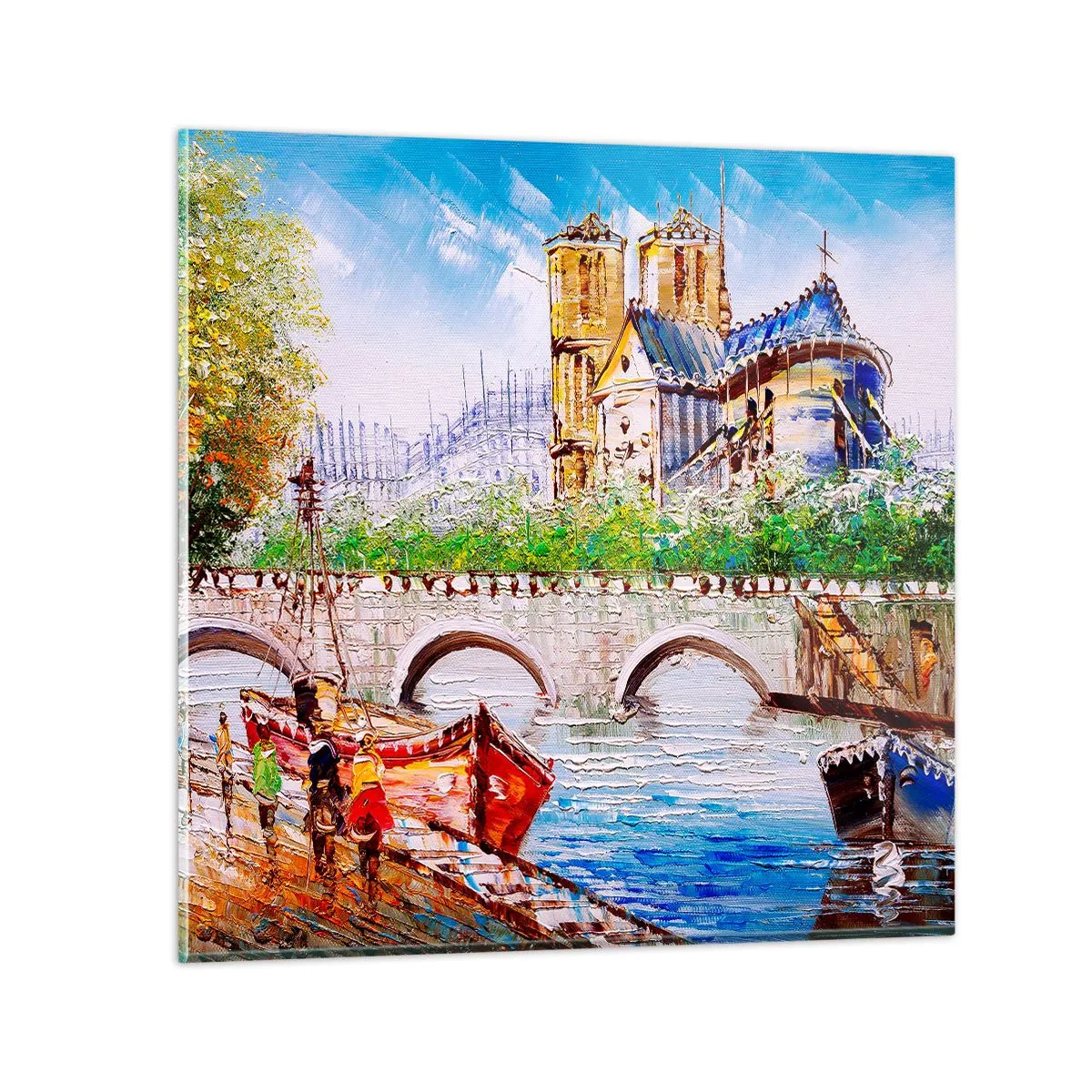 Obraz na szkle - Ich czas nigdy nie mija - 70x70 cm