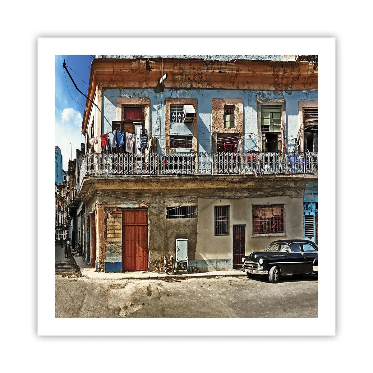 Plakat - Hawańskie klimaty - 60x60 cm