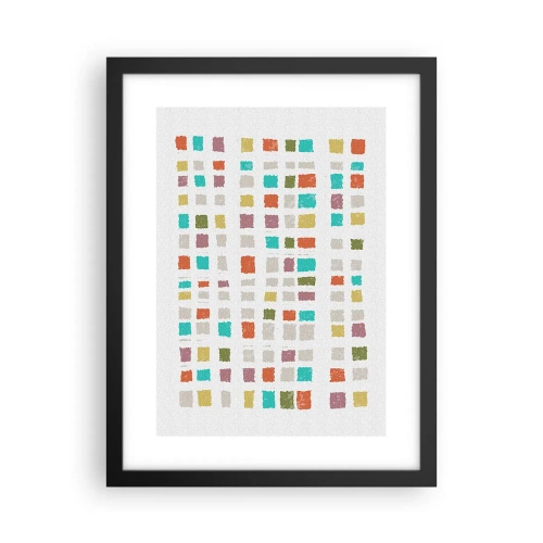 Plakat w czarnej ramie - Nieznana gra - 30x40 cm