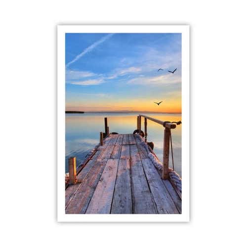 Plakat - Iść przed siebie ku słońcu - 61x91 cm