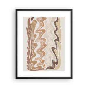 Plakat w czarnej ramie - Dobra energia – dobre emocje - 40x50 cm