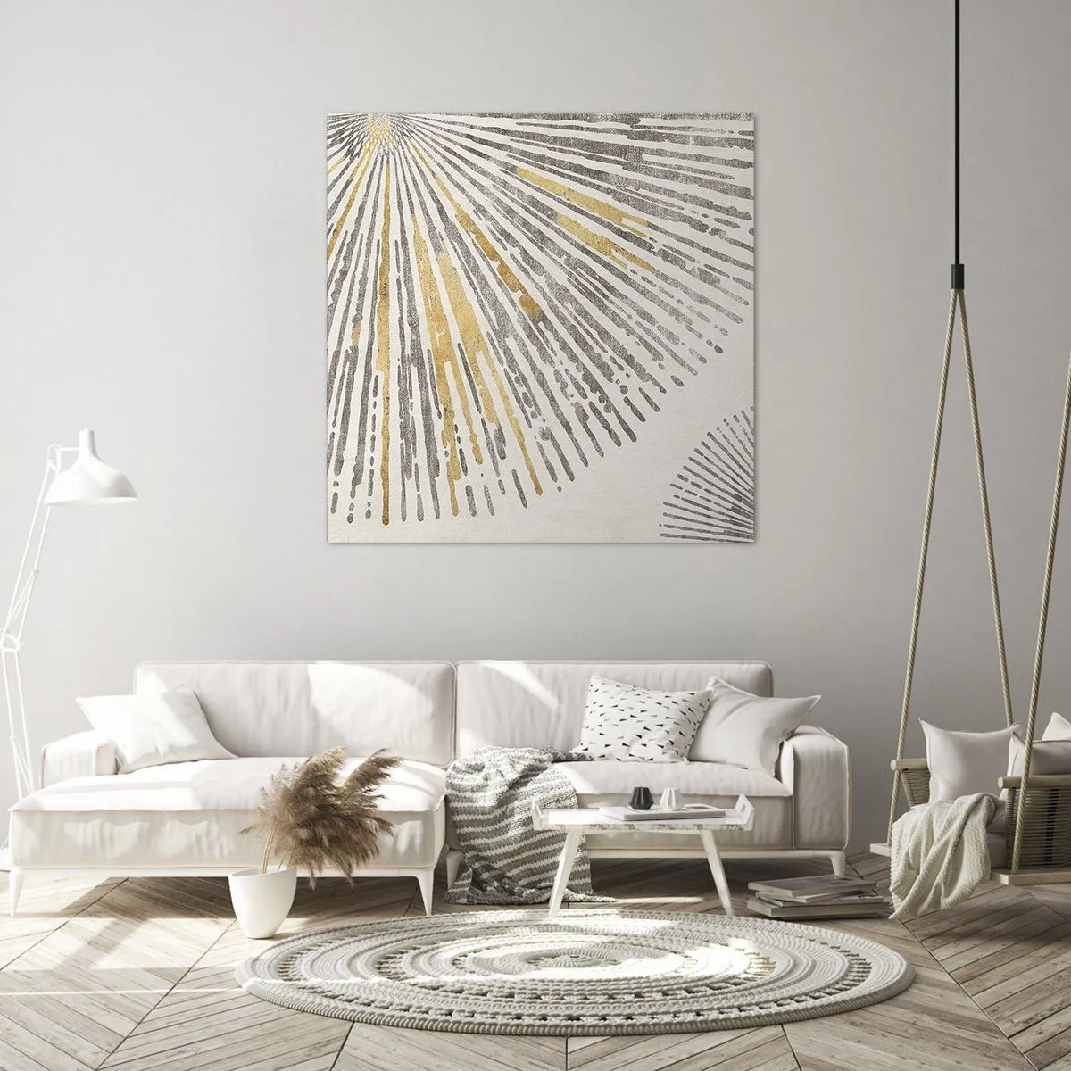 Obraz na płótnie - Uroda promienia - 70x70 cm