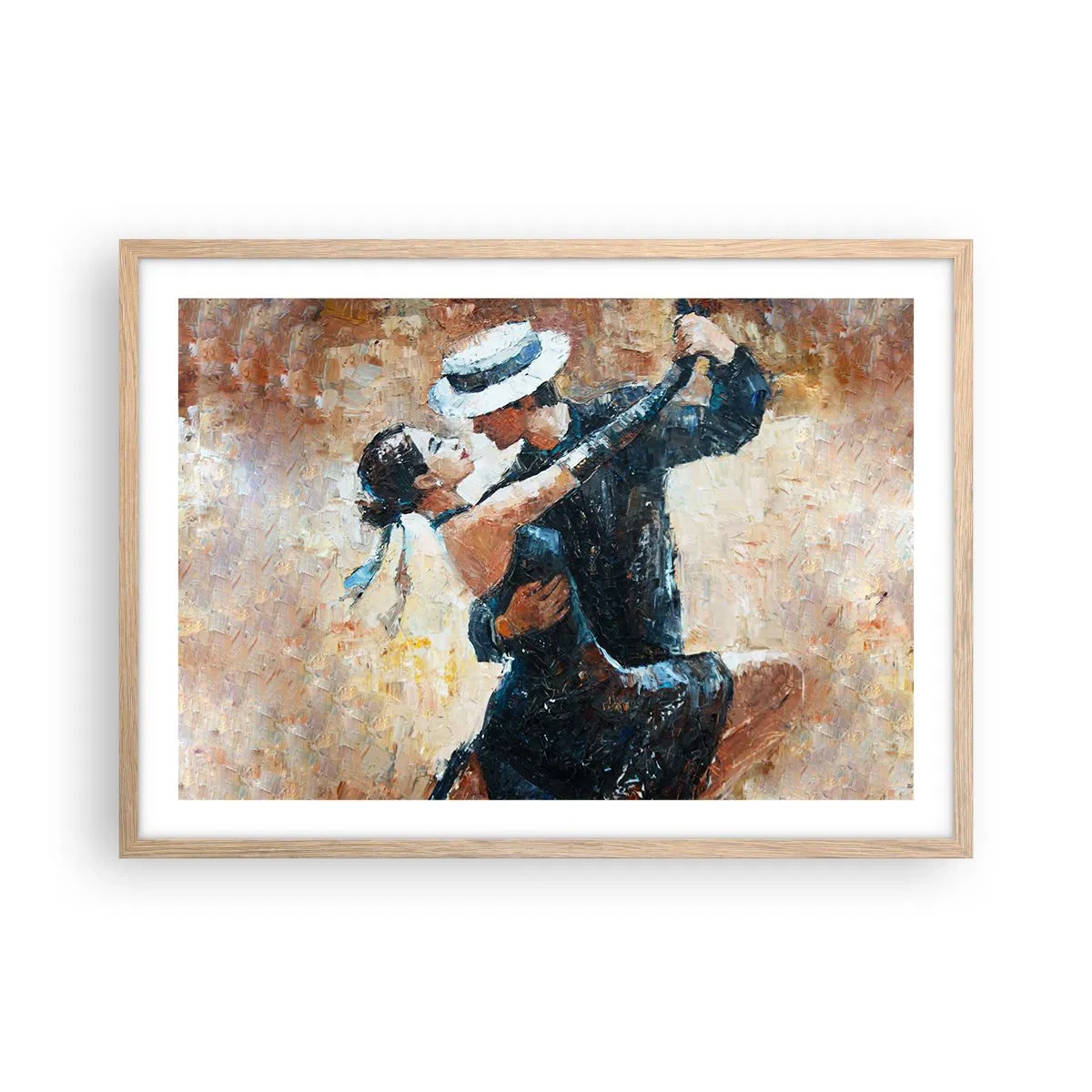 Plakat w ramie jasny dąb - A la Rudolf Valentino - 70x50 cm