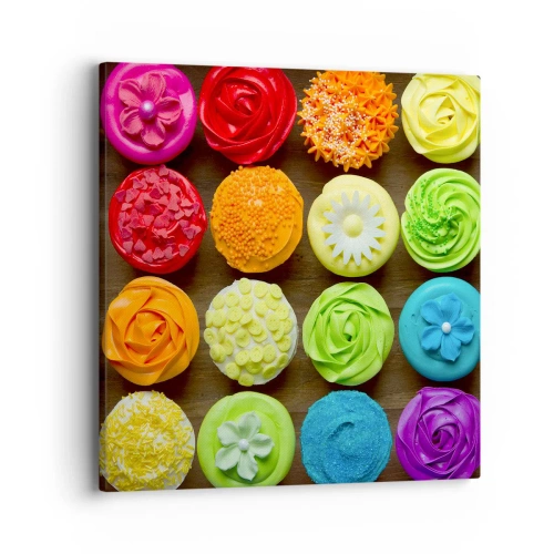 Obraz na płótnie - Każde inne - wszystkie pyszne - 40x40 cm