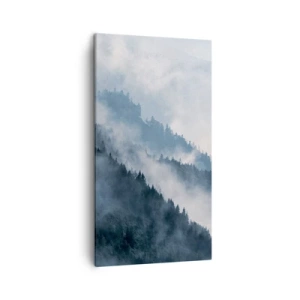 Obraz na płótnie - Mistyka gór - 45x80 cm