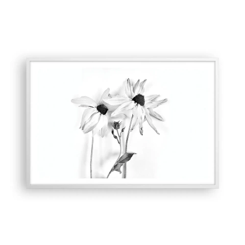 Plakat w białej ramie - Nikt nie chce być sam - 91x61 cm