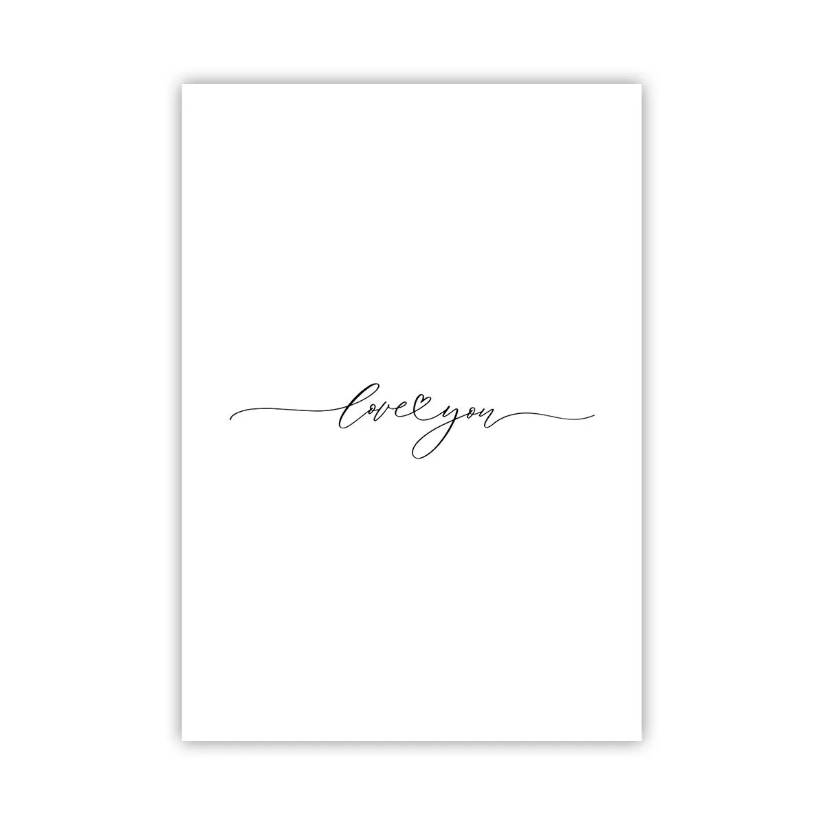 Plakat - Czarno na białym - 70x100 cm