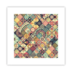 Plakat - Marokańskie klimaty - 30x30 cm