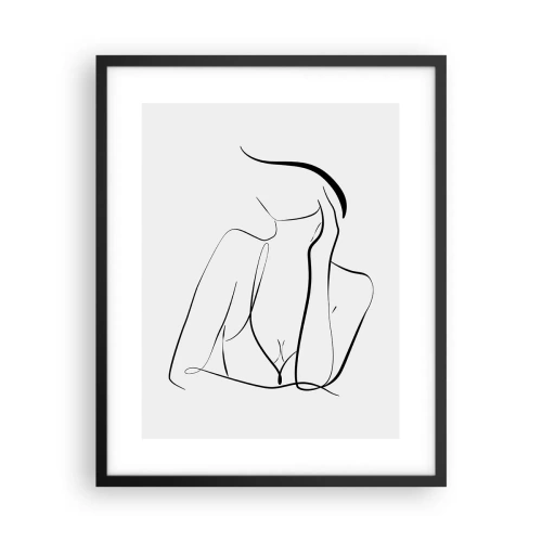 Plakat w czarnej ramie - Na fali marzeń - 40x50 cm