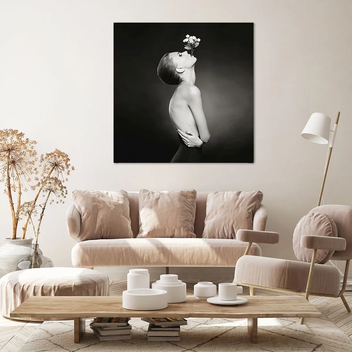 Obraz na płótnie - Ekscentryczna elegancja - 30x30 cm