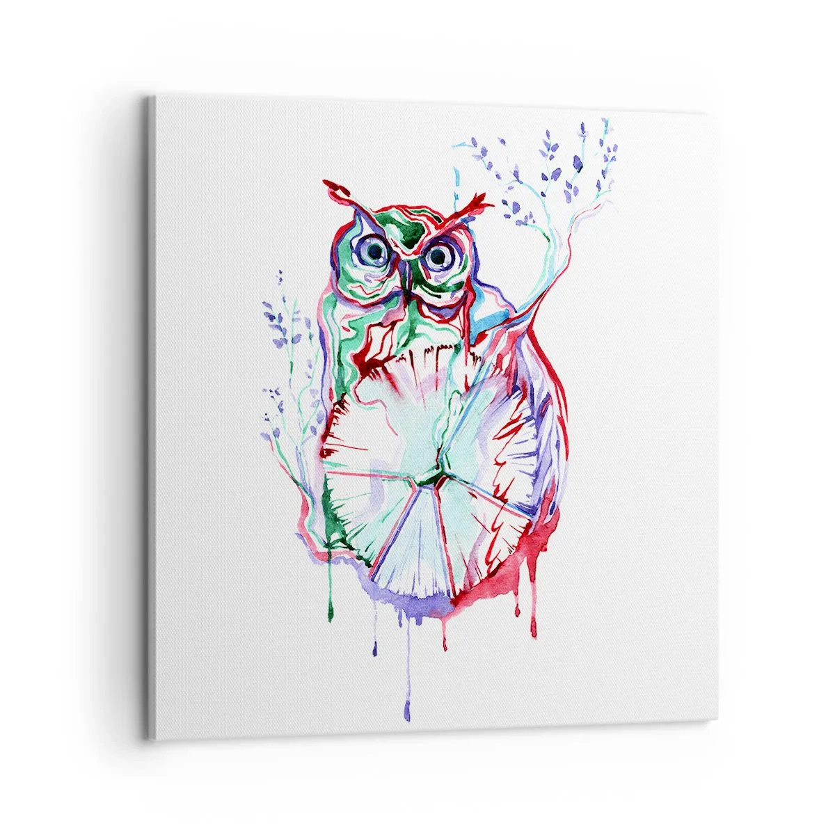 Obraz na płótnie - Mądra z natury - 60x60 cm