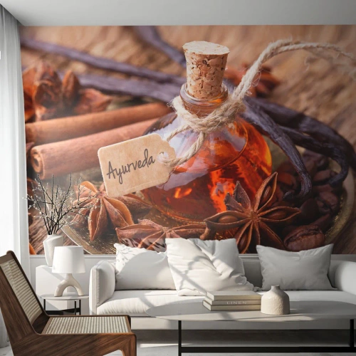 Fototapeta Premium Canvas - Ku jedności ciała i ducha - Cynamon, Anyż, Wanilia - 450x315 cm