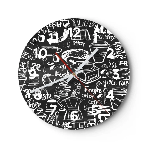 Zegar ścienny - All you need is… - 40x40 cm
