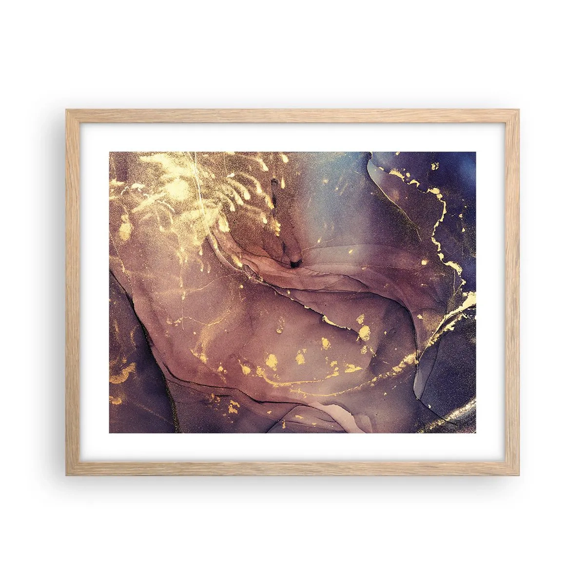 Plakat w ramie jasny dąb - Materia i duch - 50x40 cm