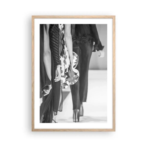 Plakat w ramie jasny dąb - Stylowa parada - 50x70 cm