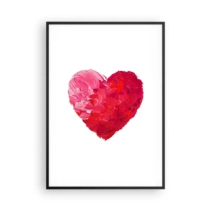 Plakat w czarnej ramie - All you need is love - 70x100 cm