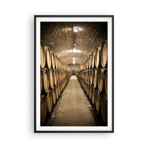 Plakat w czarnej ramie - W murowanej piwnicy - 61x91 cm