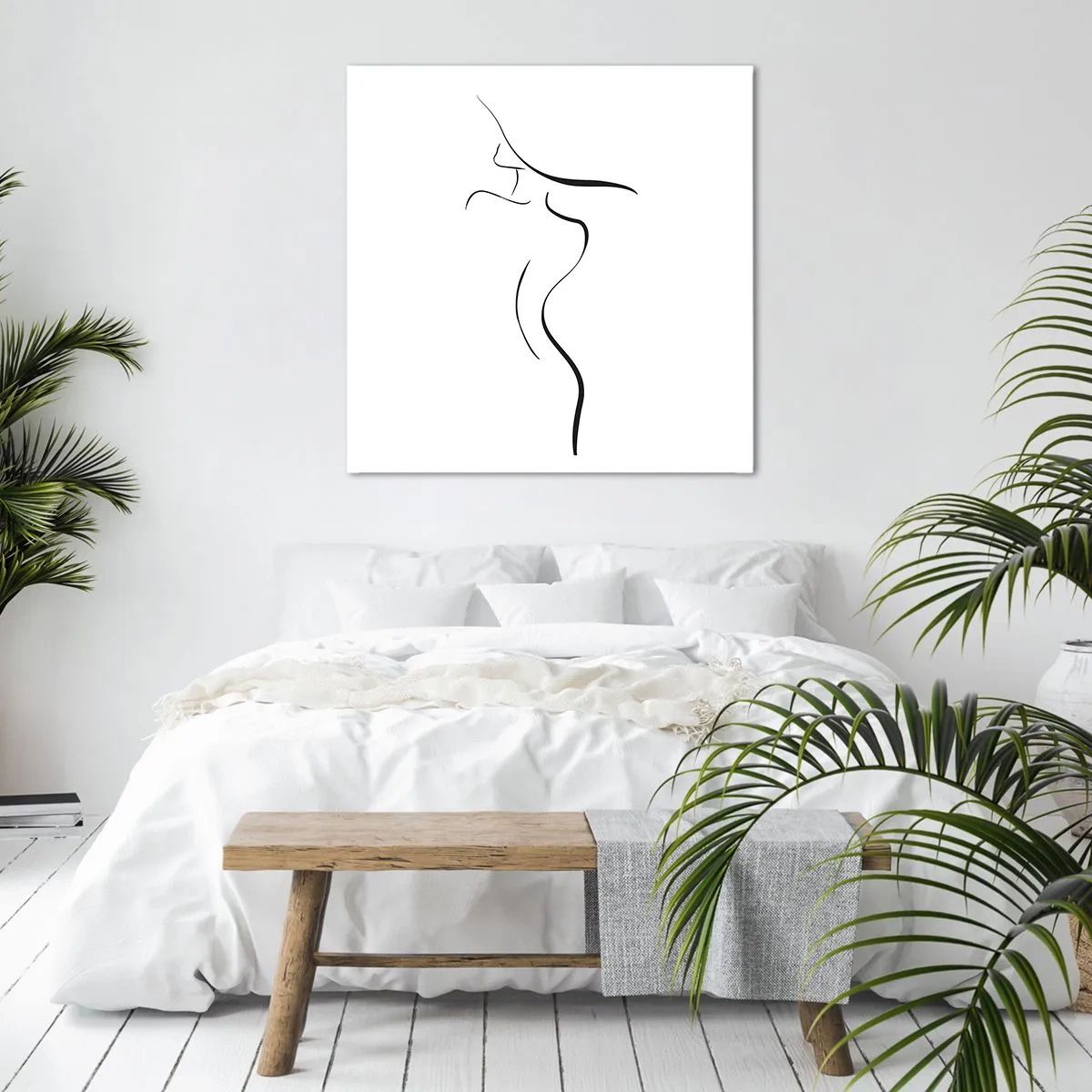 Obraz na płótnie - Nieuchwytna jak fala - 60x60 cm