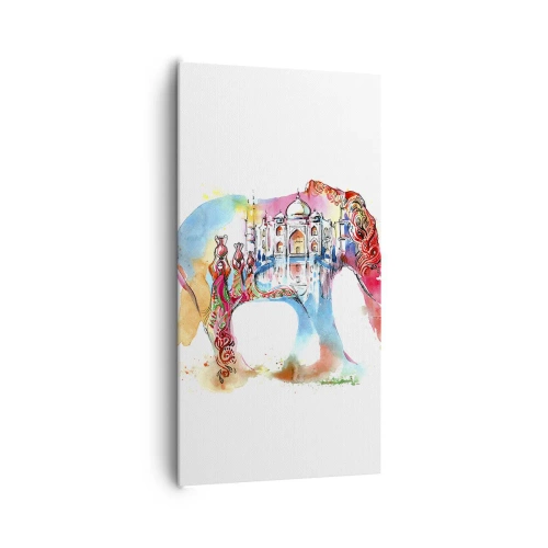 Obraz na płótnie - Indie - aura miłości - 65x120 cm