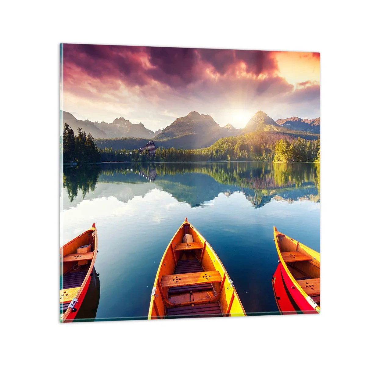 Obraz na szkle - Nic przeciw naturze - 50x50 cm