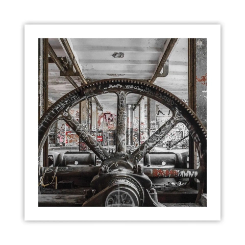 Plakat - Sekretne życie fabryki - 50x50 cm