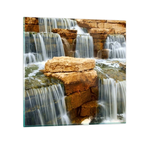 Obraz na szkle - Schody do nieba - 50x50 cm