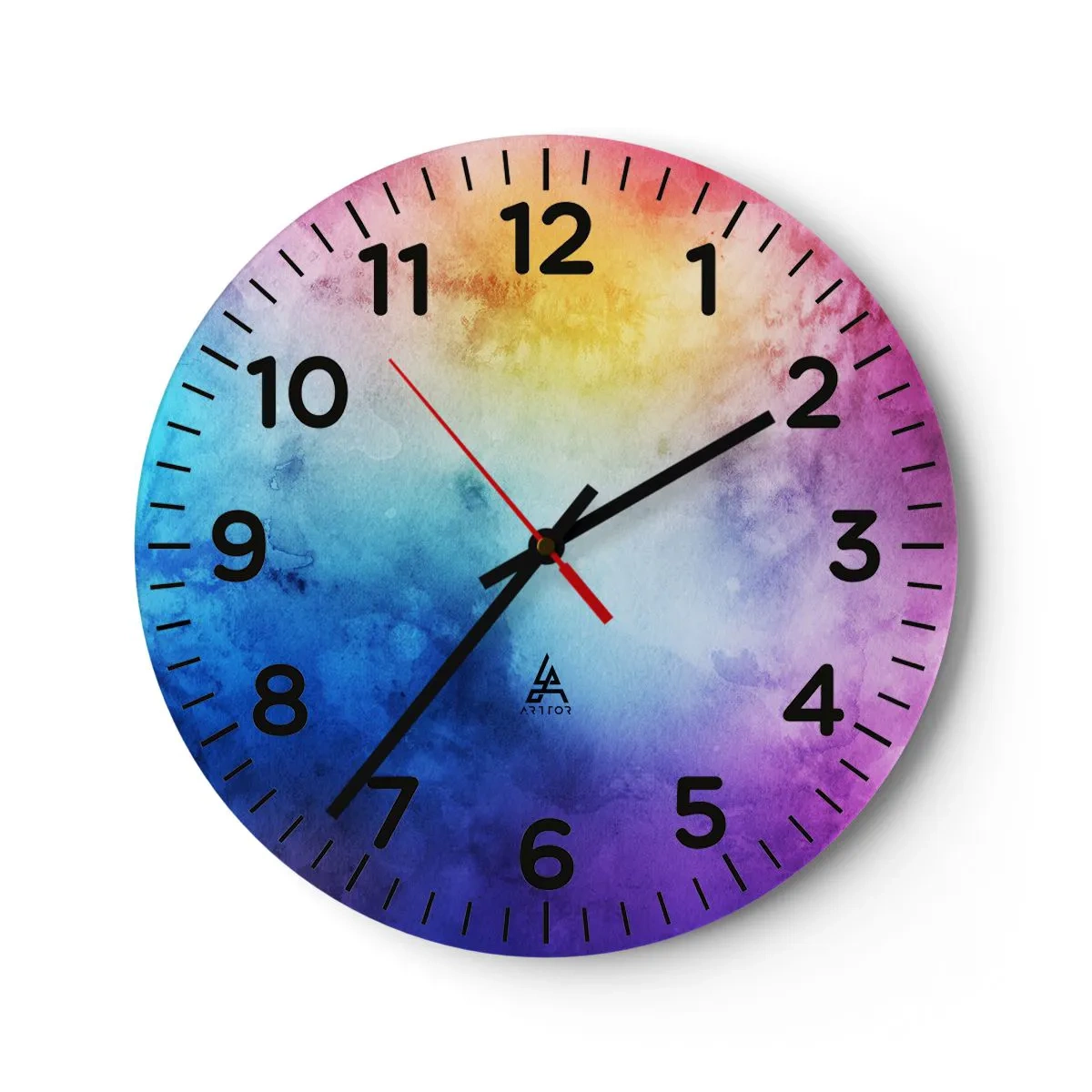 Zegar ścienny - Prawie w siódmym niebie - 30x30 cm