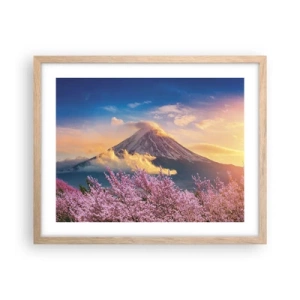 Plakat w ramie jasny dąb - Japońska świętość - 50x40 cm