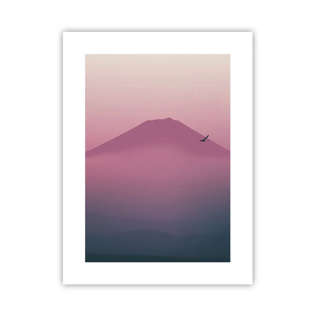 Plakat - Wędrowcy ponad chmurami - 30x40 cm