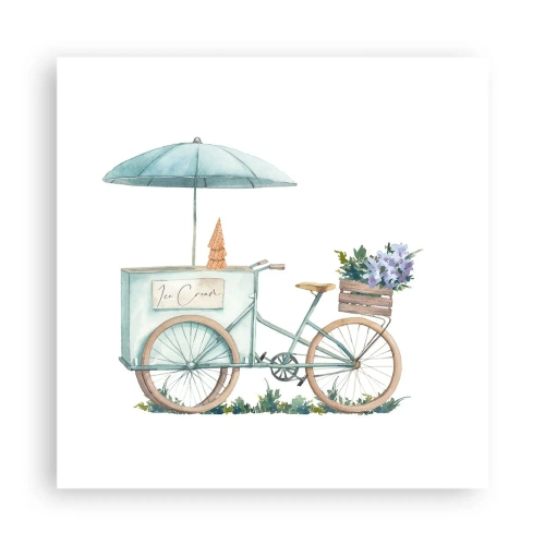 Plakat - Słodkie wspomnienie lata - 40x40 cm