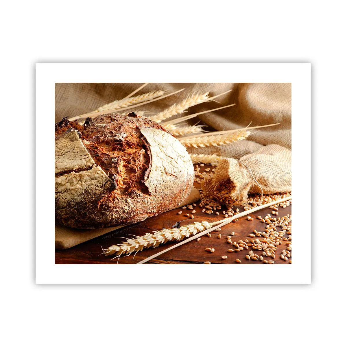 Plakat - Apetyczny, wonny, chrupiący - 50x40 cm