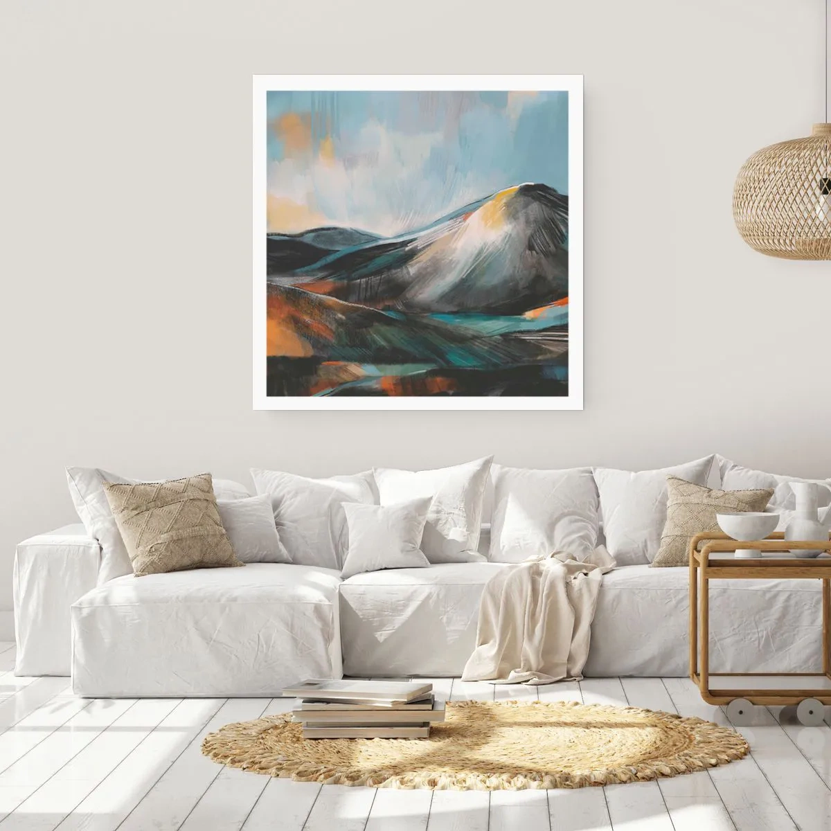 Plakat - Surowe i piękne - 50x50 cm