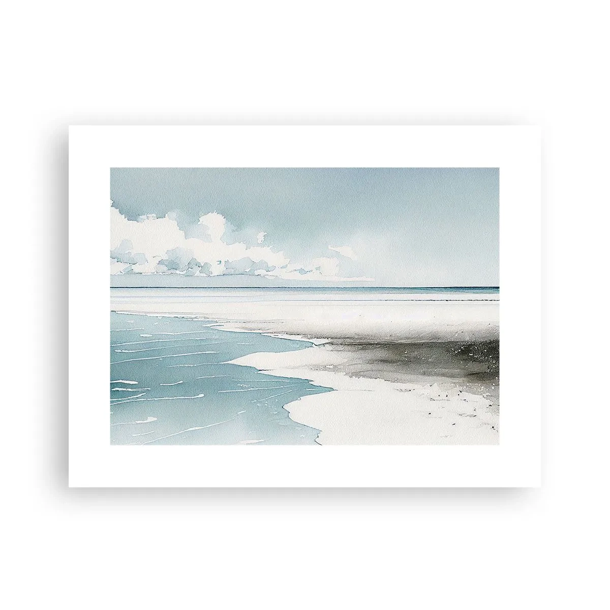 Plakat - Łagodny przypływ - 40x30 cm