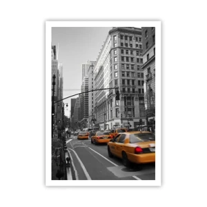 Plakat - Słońca wielkiego miasta - 70x100 cm