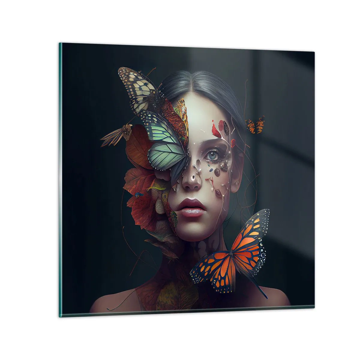 Obraz na szkle - Cudowna metamorfoza - 70x70 cm