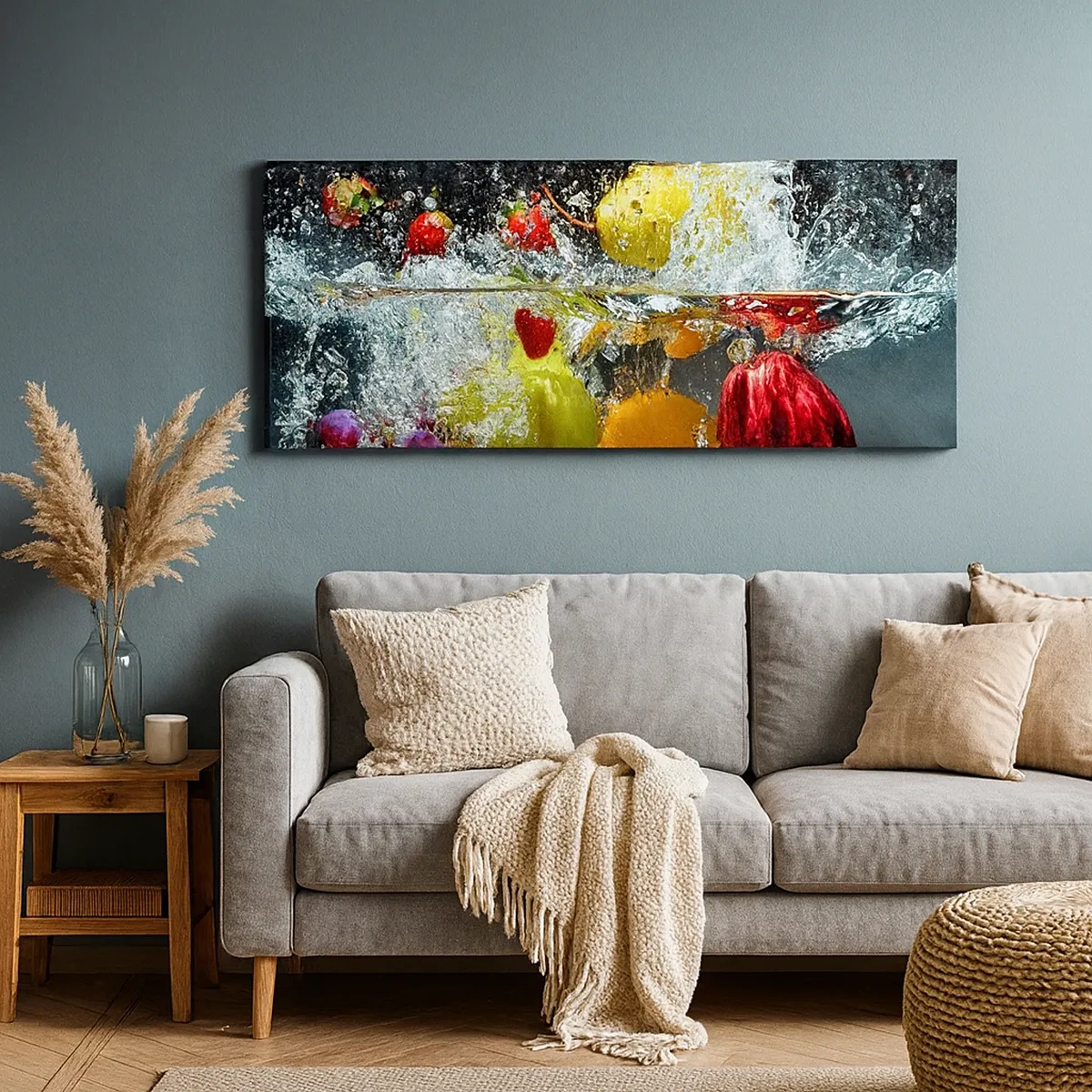 Obraz na płótnie - Owocowe orzeźwienie - 30x30 cm