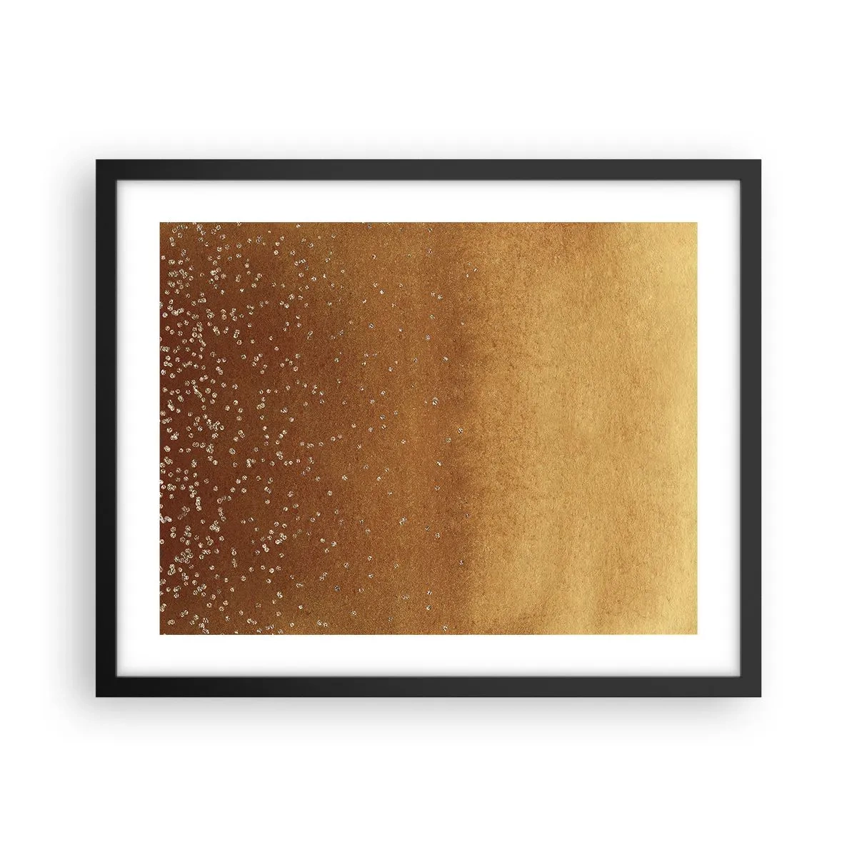 Plakat w czarnej ramie - Narodziny światła - 50x40 cm