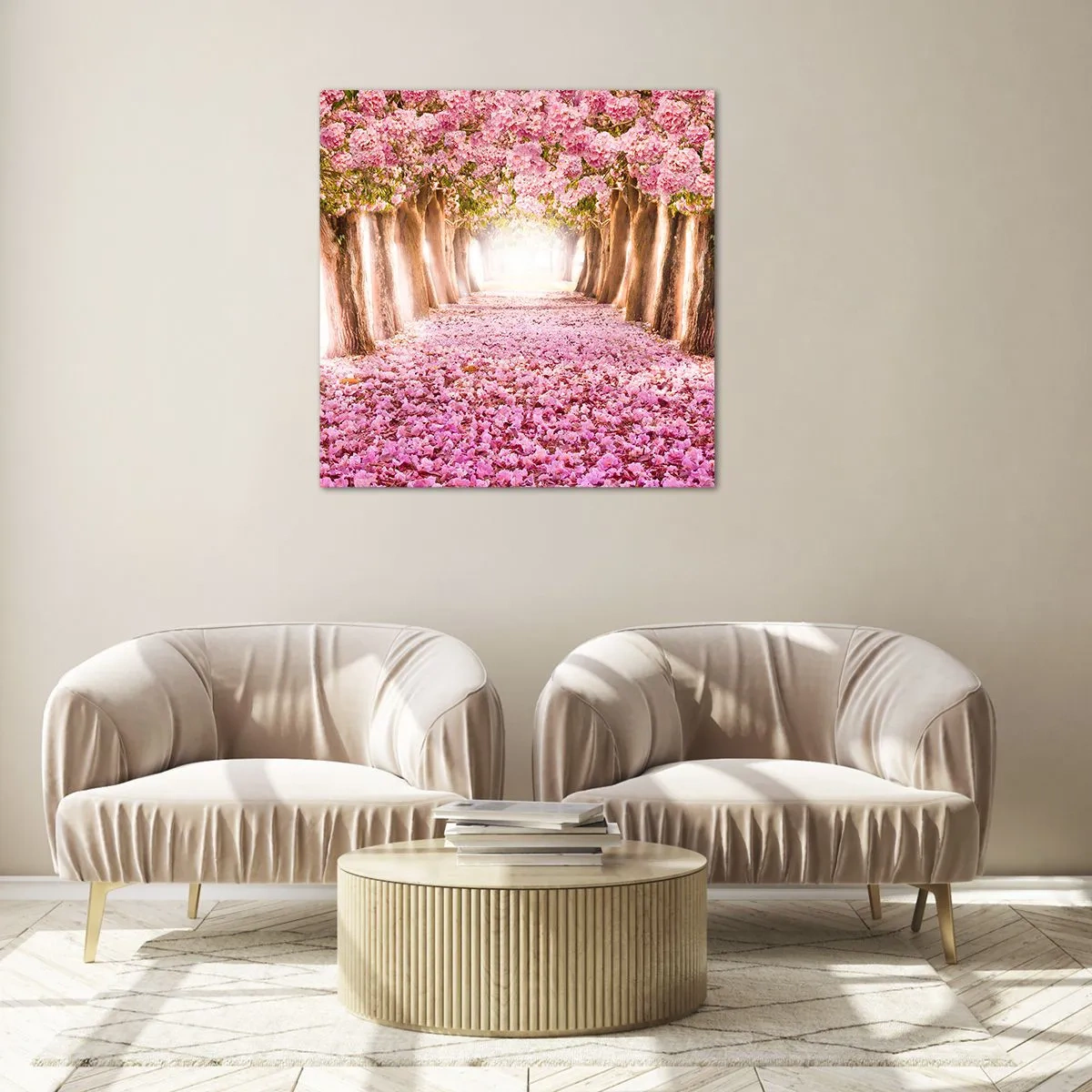 Obraz na szkle - Droga do raju - 70x70 cm