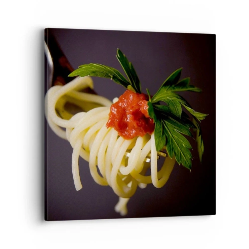 Obraz na płótnie - Smakowity kęs - 40x40 cm