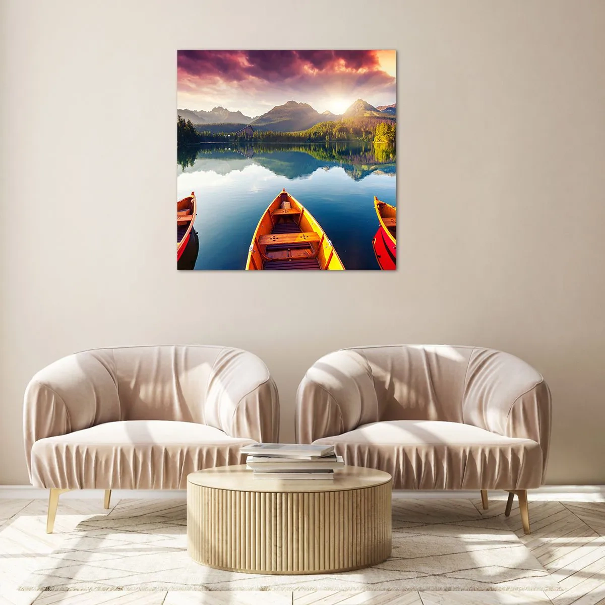 Obraz na szkle - Nic przeciw naturze - 30x30 cm